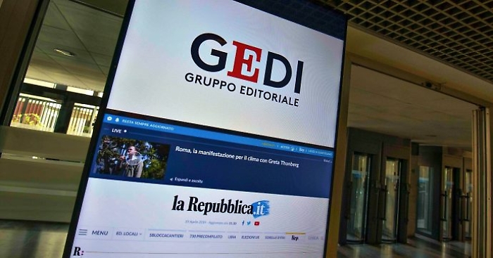 La sede del Gruppo Gedi