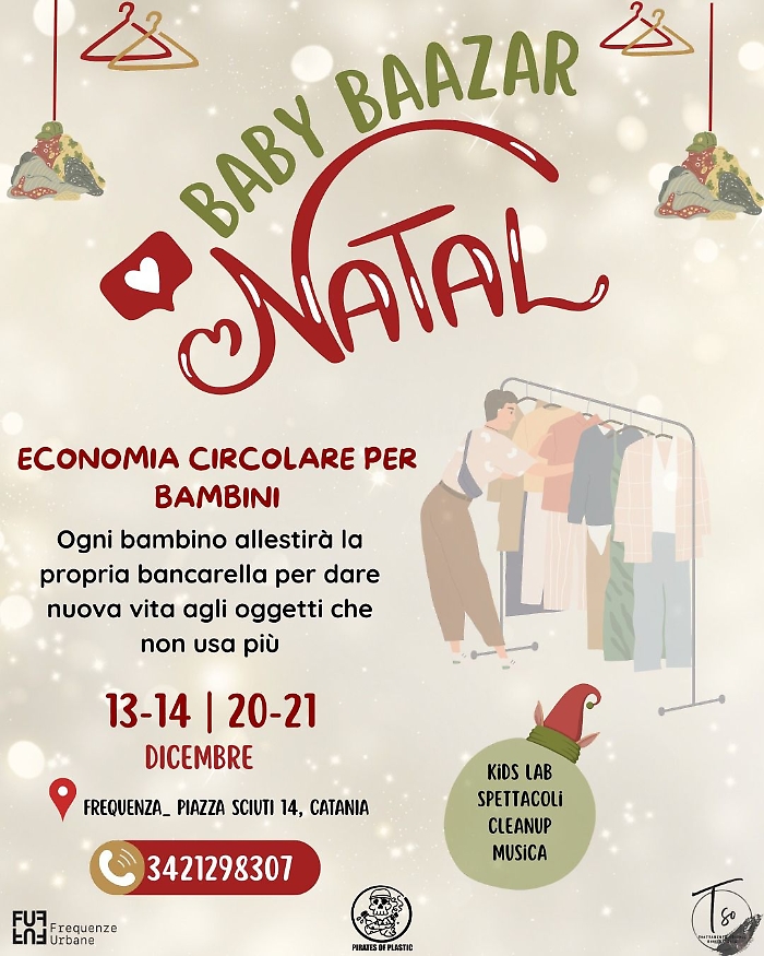 Catania: in piazza Sciuti musica, mostra e baby bazar natalizio nell'ambito di Frequenze urbane