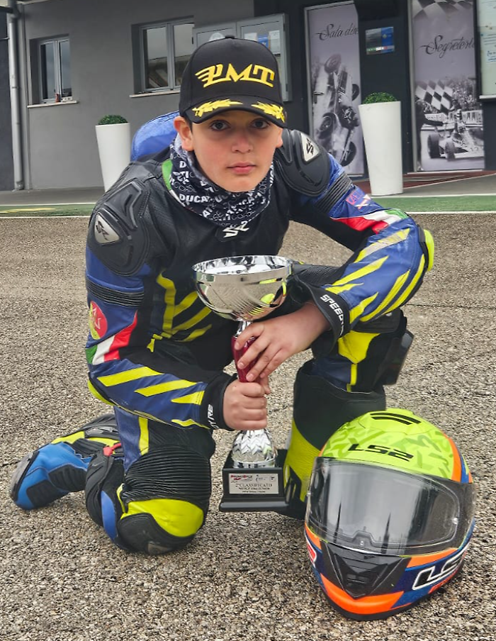 Michele Taranto, il baby prodigio sulle orme di Valentino Rossi
