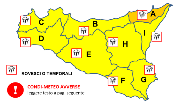 Bomba d'acqua a Giardini Naxos: allagamenti e criticit&agrave;
