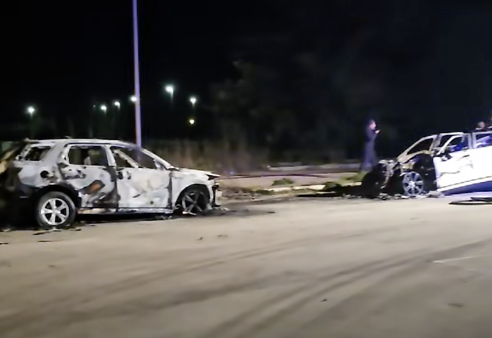 Il meccanico pestato a sangue, incendiate due auto Range Rover al presunto aggressore