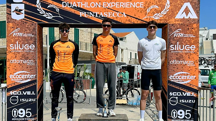 Il Duathlon Sprint di  Punta Secca incorona l'etneo Daniele Gambitta e la palermitana Elisabetta Tomasini