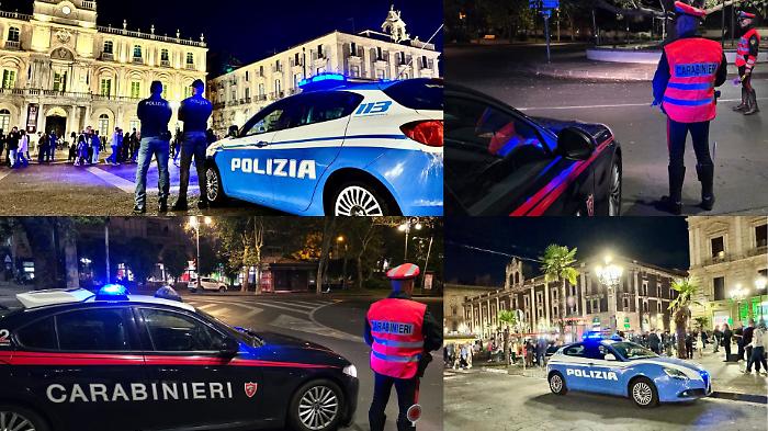 Stretta sulla movida catanese: centinaia di controlli tra lotta alla droga, sanzioni stradali e contrasto ai parcheggiatori abusivi