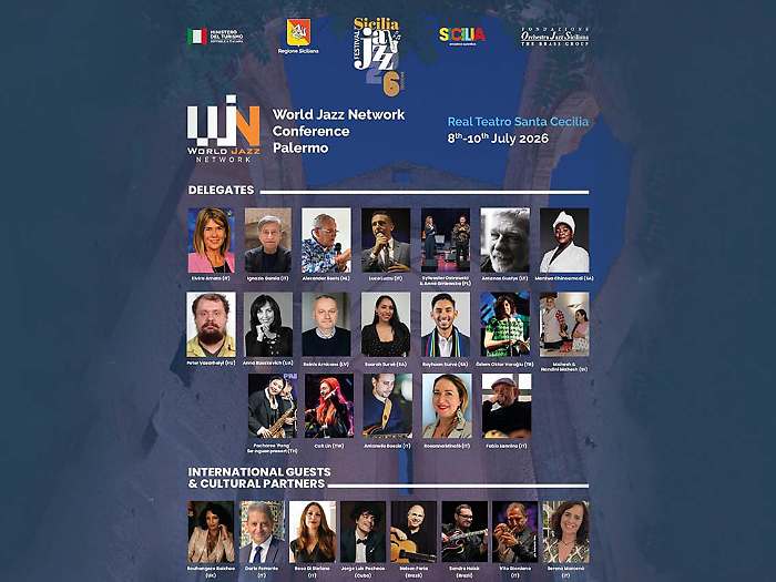 Il Sicilia Jazz Festival 2026, tra gli eventi organizzati a titolarit&agrave; della Regione Siciliana Assessorato Turismo Sport e Spettacolo