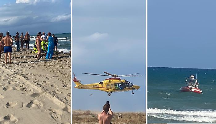 Dramma tra le onde a Vaccarizzo: sessantenne ha un malore in acqua ed &egrave; in fin di vita