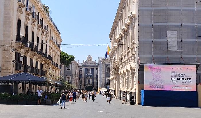 Debutta il Trofeo Sant'Agata d'Estate su via Etnea per il 900&deg; anniversario
