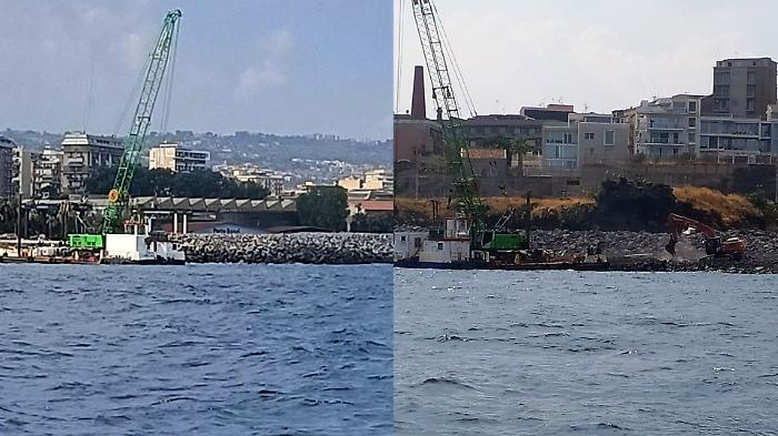 Spiaggia del Caito, una gru per rimuovere le barche affondate. Salmastra: &laquo;Il 4 nostra iniziativa sulla costa off limits&raquo;