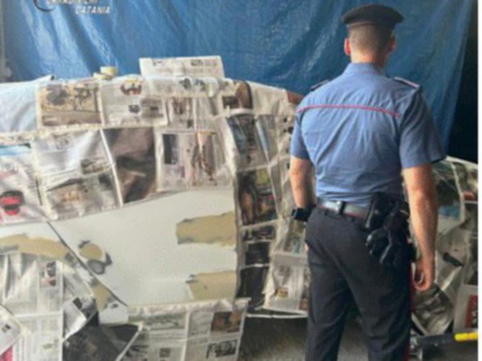 Sequestrata carrozzeria abusiva a San Giovanni la Punta: ra priva di tutte le autorizzazioni