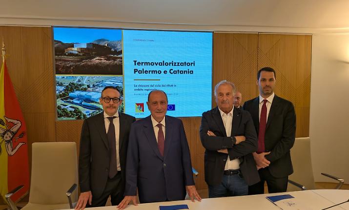 Palermo e Catania, presentati i termovalorizzatori: &laquo;Emissioni di diossina 32 volte meno di quello di Copenaghen&raquo;