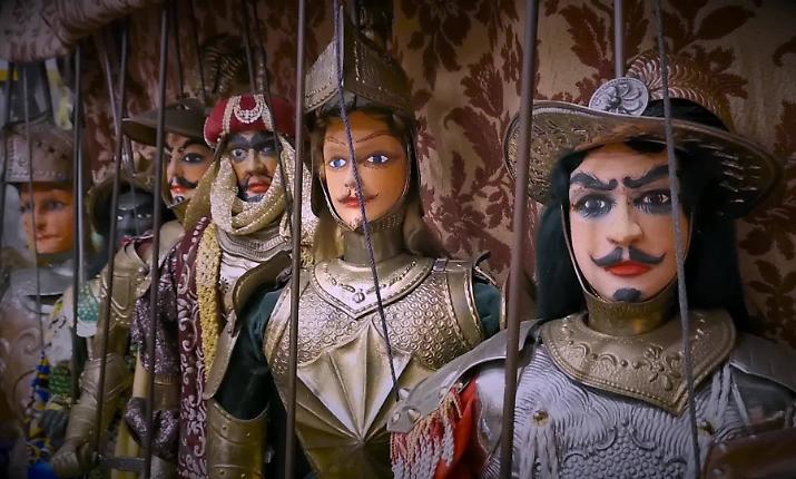 "Guerrin Meschino" , l'Opera dei Pupi al Cinema e Spettacoli sotto il Vulcano"